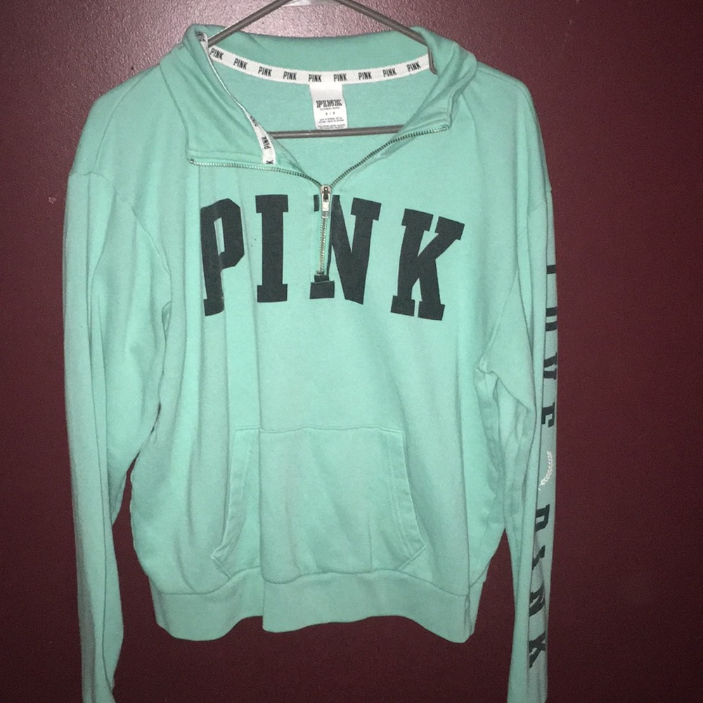 PINK  VS| half zip sweatshirt